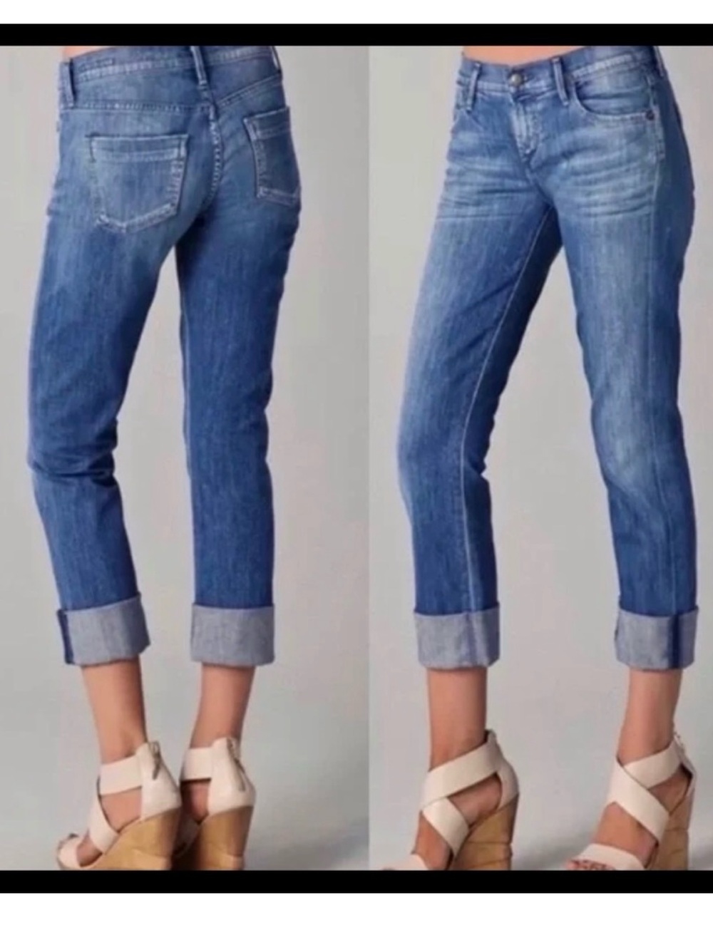 Citizens Of Humanity Dani Cropped Straight Leg Jeans Size 30